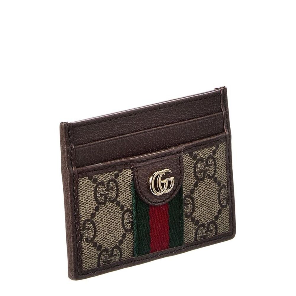 Gucci Ophidia Gg Supreme Canvas & Leather Card Case - Picture 3 of 3